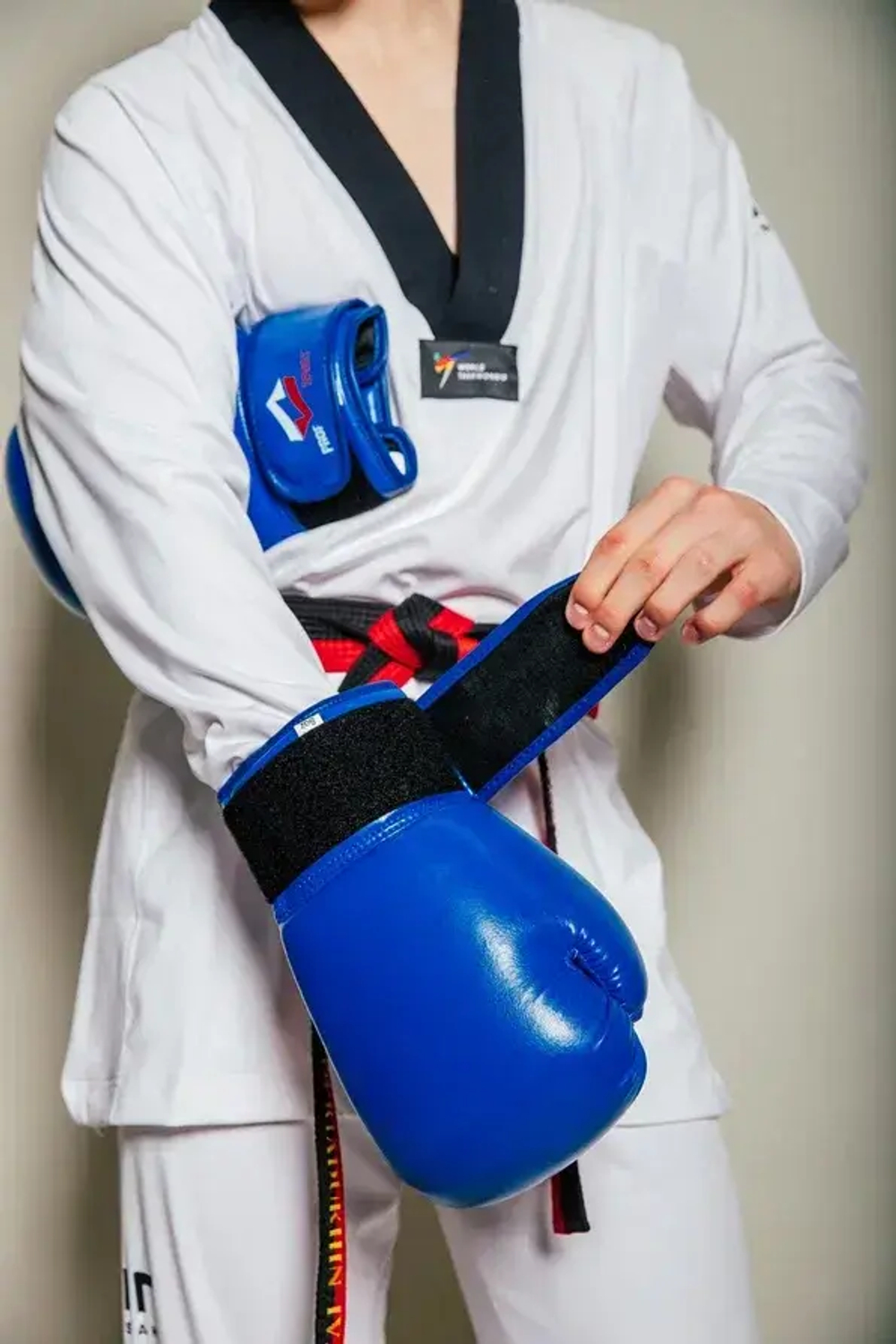 Перчатки боксерские ProfSport синие