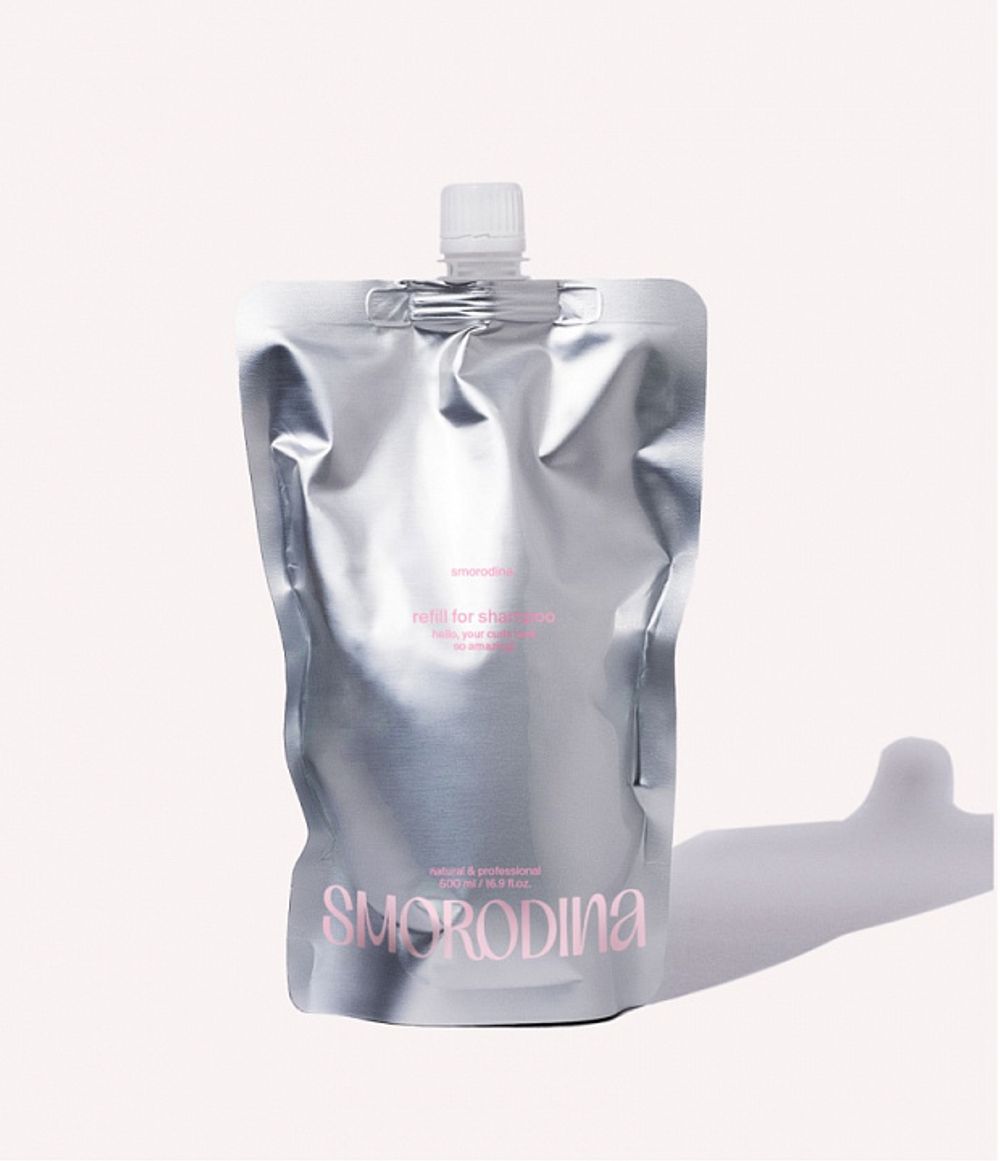 Рефил шампуня для кудрявых и волнистых волос, 500 мл (Smorodina)