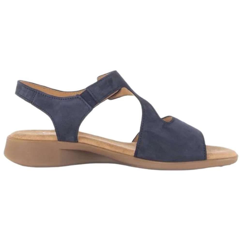 Gabor Suede One Strap Sandals 3cm Women"s Blue