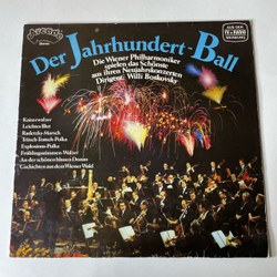 Винтажная виниловая пластинка LP Die Wiener Philharmoniker, Вилли Босковски, Willi Boskovsky, Der Jahrhundert Ball (Германия 1981)