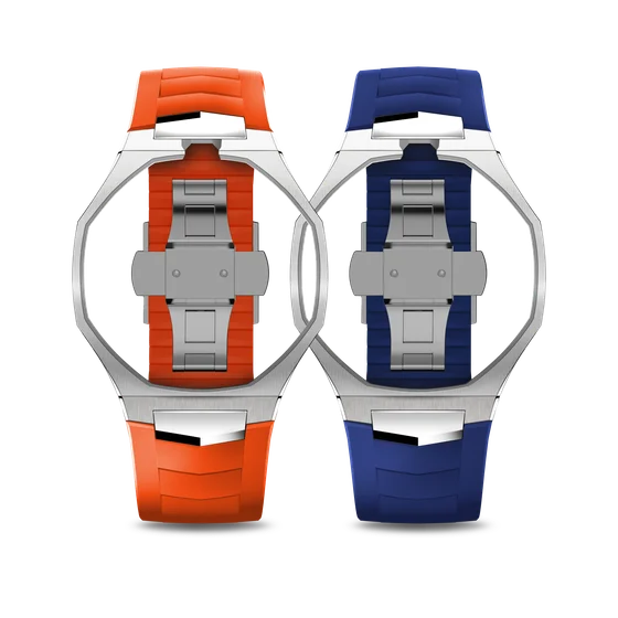 Корпус для часов POP-Swatch x AP - ORENJI HACHI из 2 ремешков