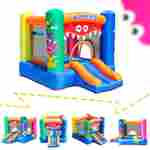 Детский батут для дома "Монстрики" 2,7*2,15*1,75 м