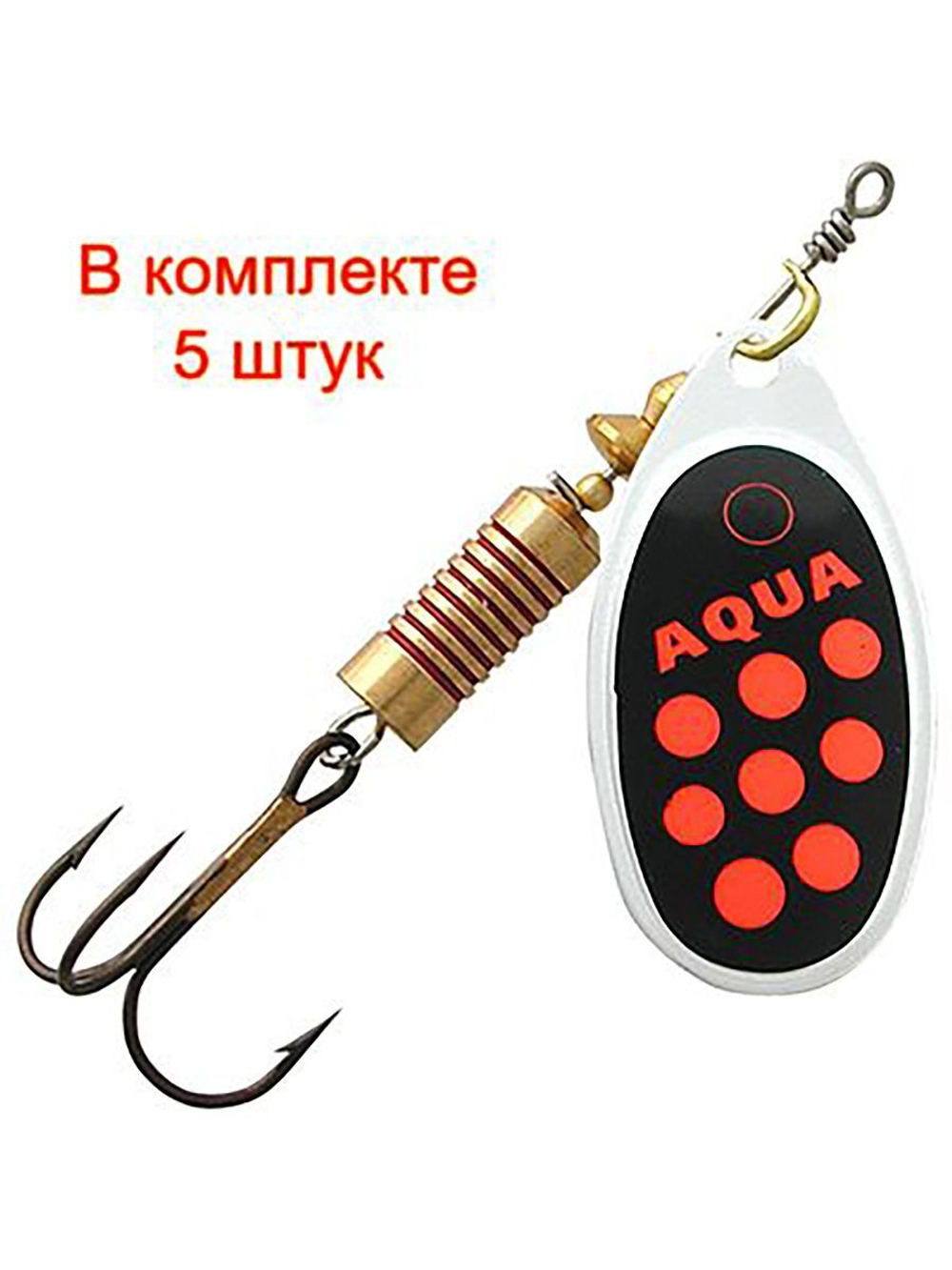 Блесна вертушка AGLIA 06,0g, лепесток № 3, цвет A0-06