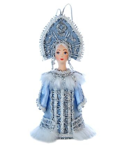 Кукла-подвеска Снегурочка. Елочная игрушка