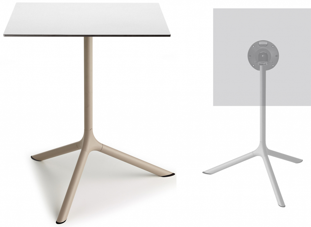 Стол ламинированный обеденный складной Tripe Maxi Folding