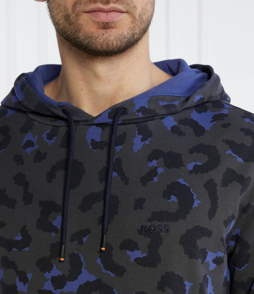 Худи We_Leopard BOSS ORANGE - графитовый(50508553)