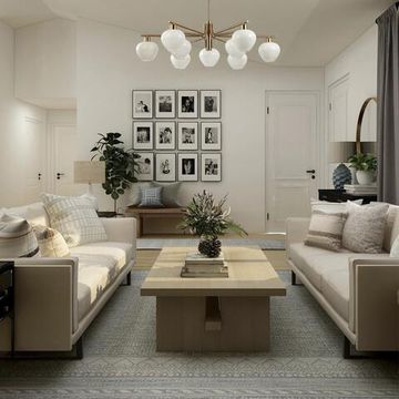 8278/9 MODERNI латунь/белый, металл/стекло Люстра Е14 9*40W 220V CARMELA