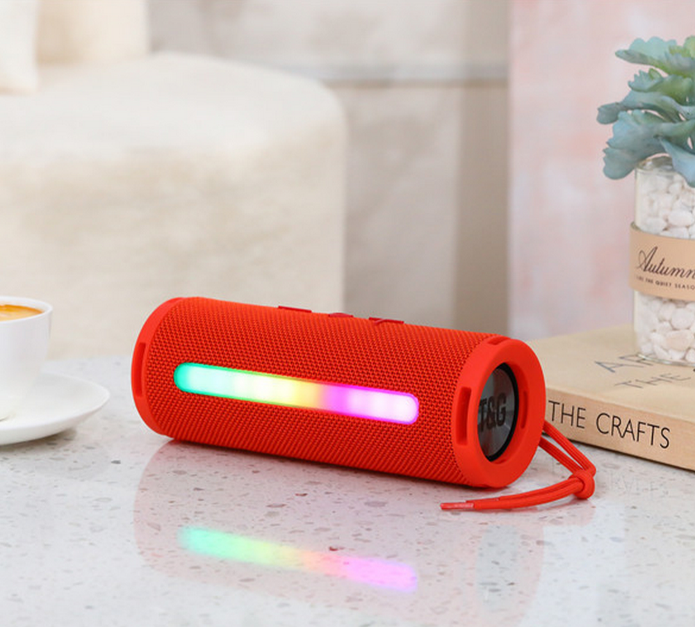 Беспроводная колонка TG-374 (10W/TF/USB/FM) LED