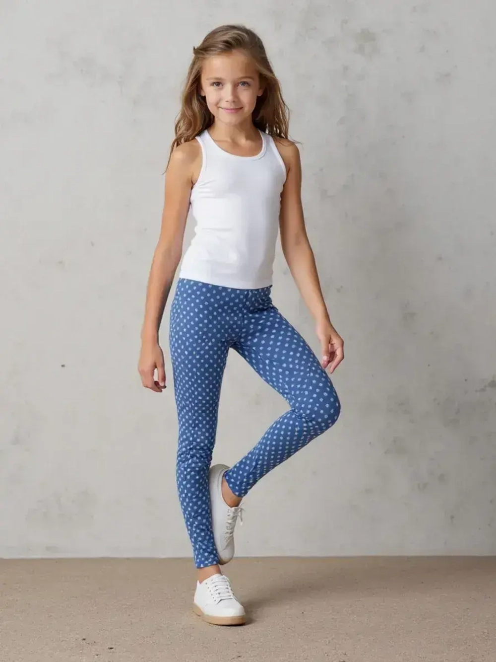 Леггинсы в рубчик лосины для школы и садика