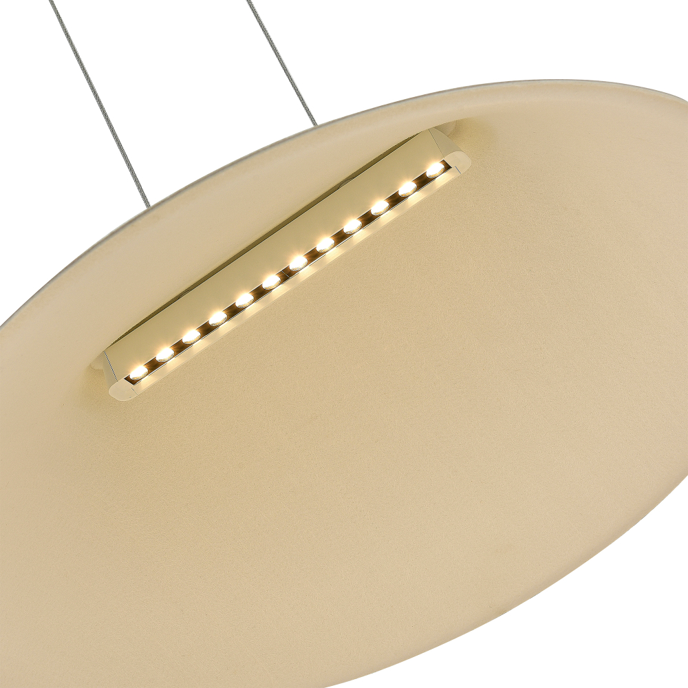 SL3001.713.01 Светильник подвесной ST-Luce Бежевый,Белый/Бежевый,Белый LED 1*12W 3000K SENTITO