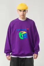 Толстовка Codered Overcrew Summer Intendo Фиолетовый Яркий