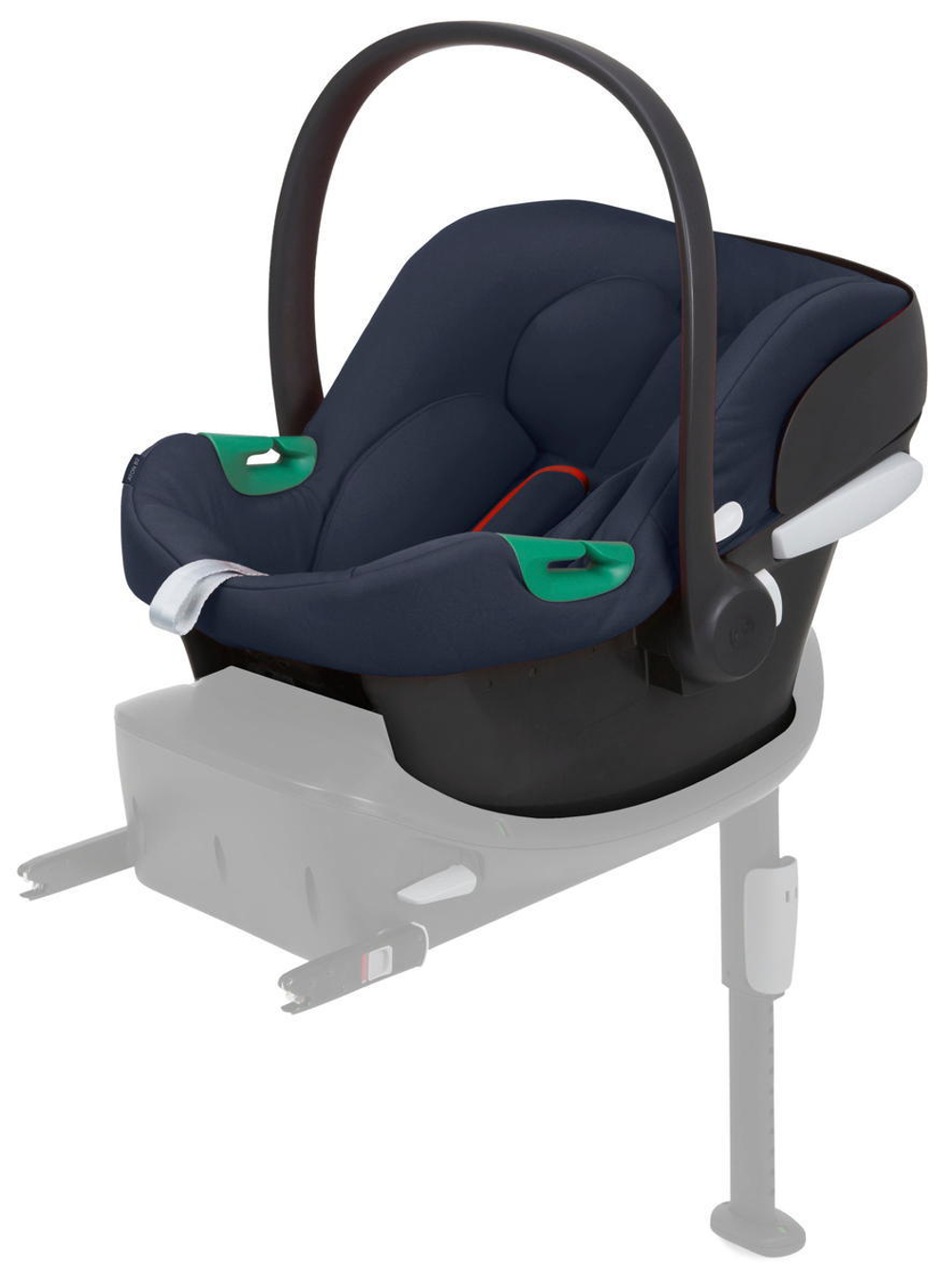 Коляска Carrello Alfa CRL-6522 2025 Cybex Aton B2 i-Size Bay Blue 3 в 1 Denim Blue