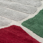 Ковер из хлопка с рисунком tea plantation из коллекции terra, 120х180 см