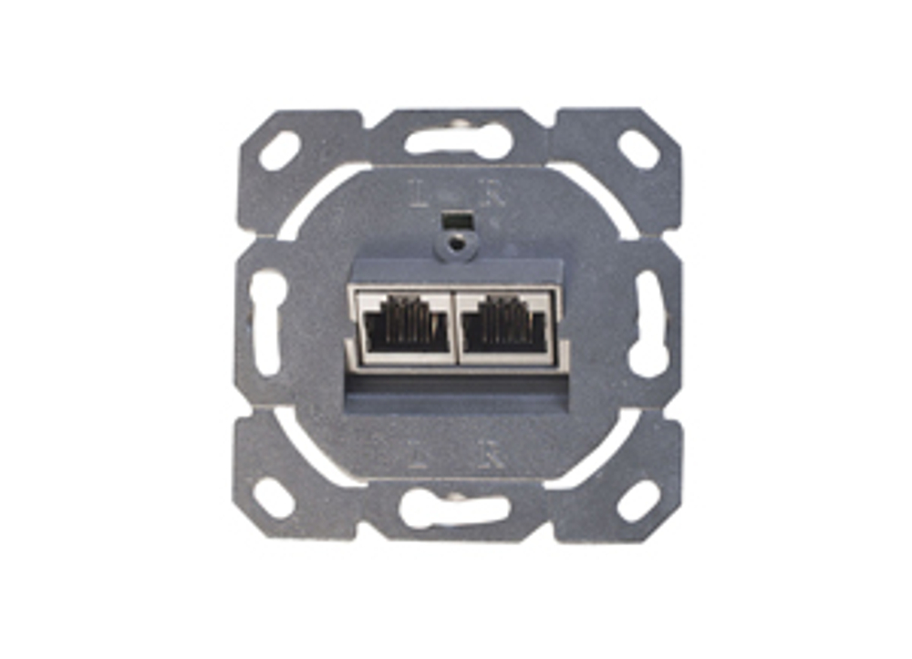 Компьютерная  розетка RJ45 Cat.6 UAE,  на 2 выход,  без накладки
