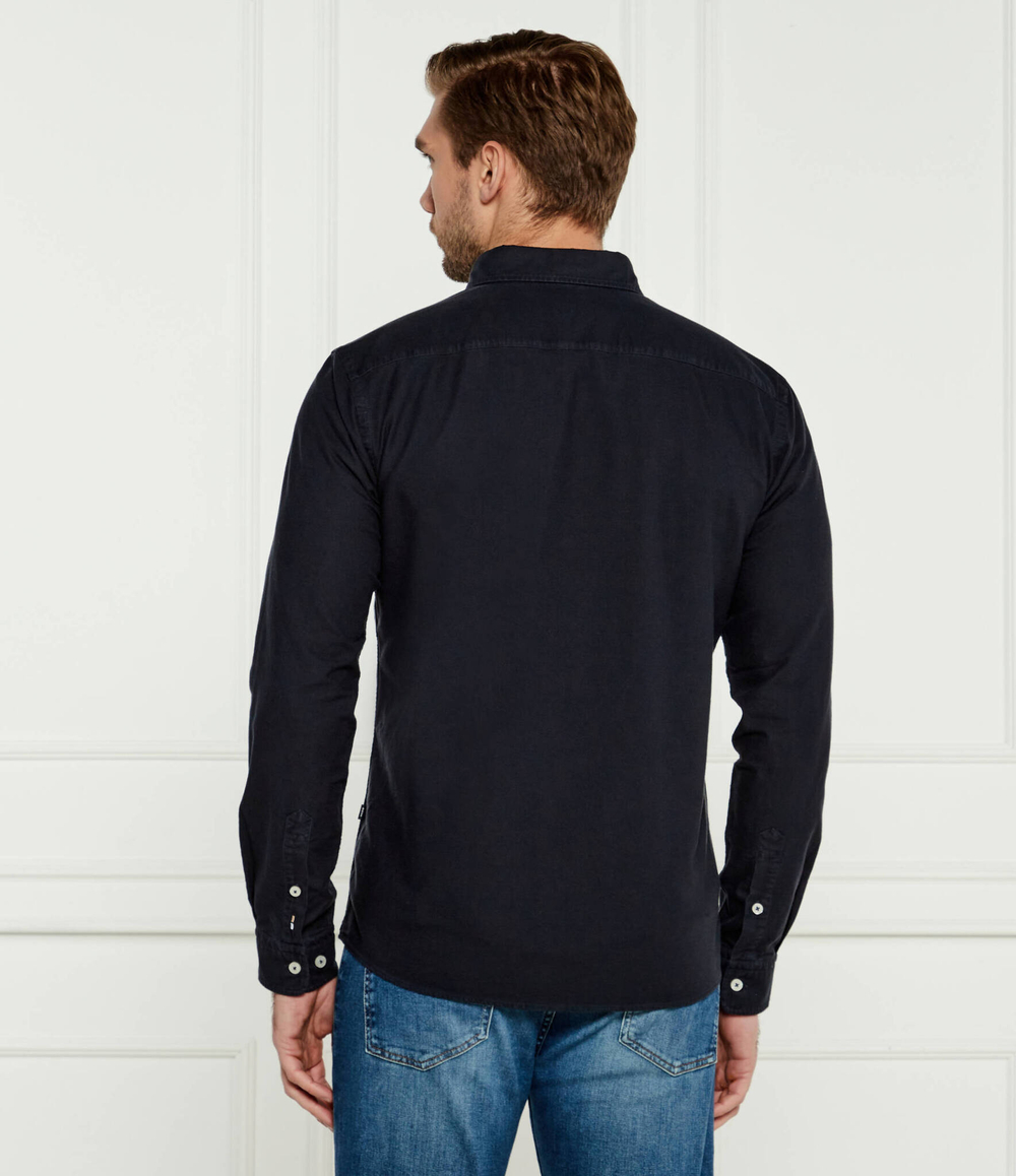 Рубашка H-ROAN-BD-E-C1-243 BOSS BLACK - темно-синий(50521996)