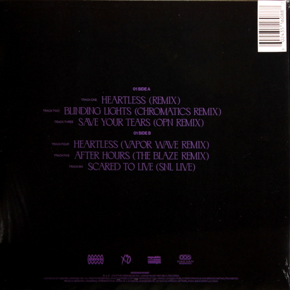 The Weeknd / After Hours Remixes (LP)