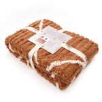 Стираемый коврик Nattiot Lässa Toffee M (135 Х 190 см), хлопок, коричневый