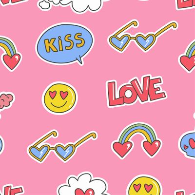 Любовные стикеры