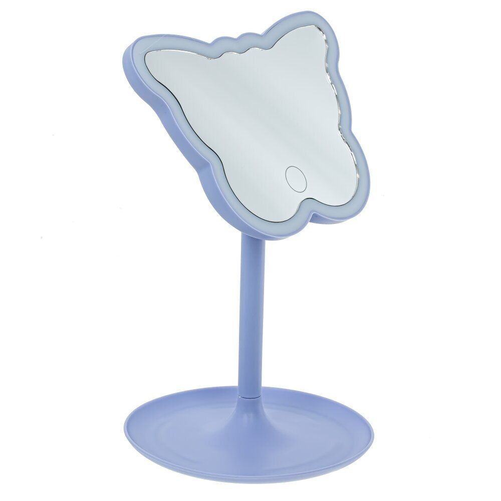 GAEM Зеркало настольное (подсветка, 3xААА не прилаг), L17 W15 H26 см