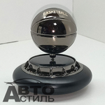 Ароматизатор-игрушка -на торпеду- МЯЧ БАСКЕТБОЛ - солн батар- YC-32BL черный A