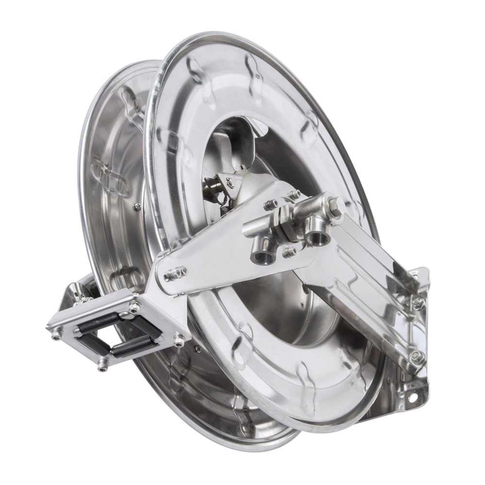 WDK-HR924 Катушка для гидравлического шланга высокого давления, 1/2", сталь, для шлангов 1/2", 15 м