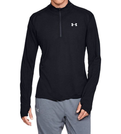 Мужская теннисная кофта Under Armour UA Streaker 2.0 Half Zip - черный