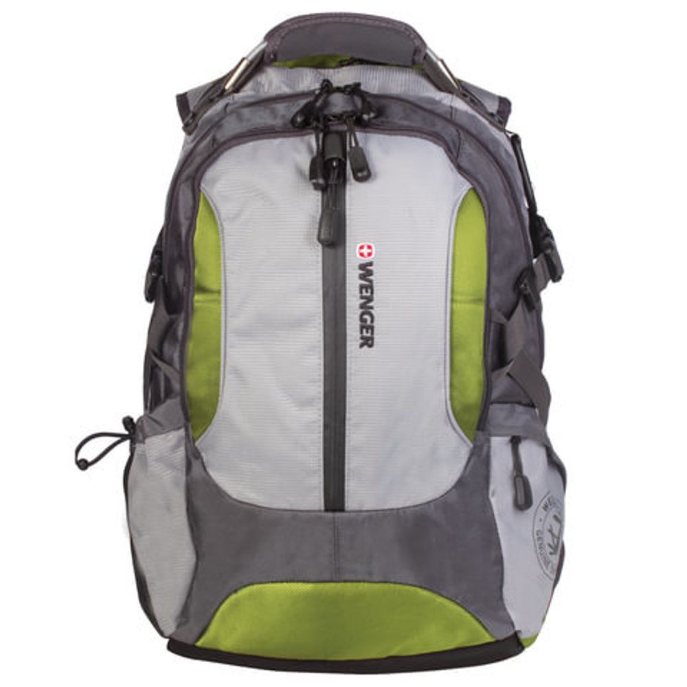 Рюкзак WENGER, универсальный, зелено-серый, "Large Volume Daypack", 30 л, 36х17х50 см, 15914415