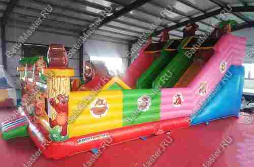 Коммерческий батут "В погоне за медведем" 10*6*5 м