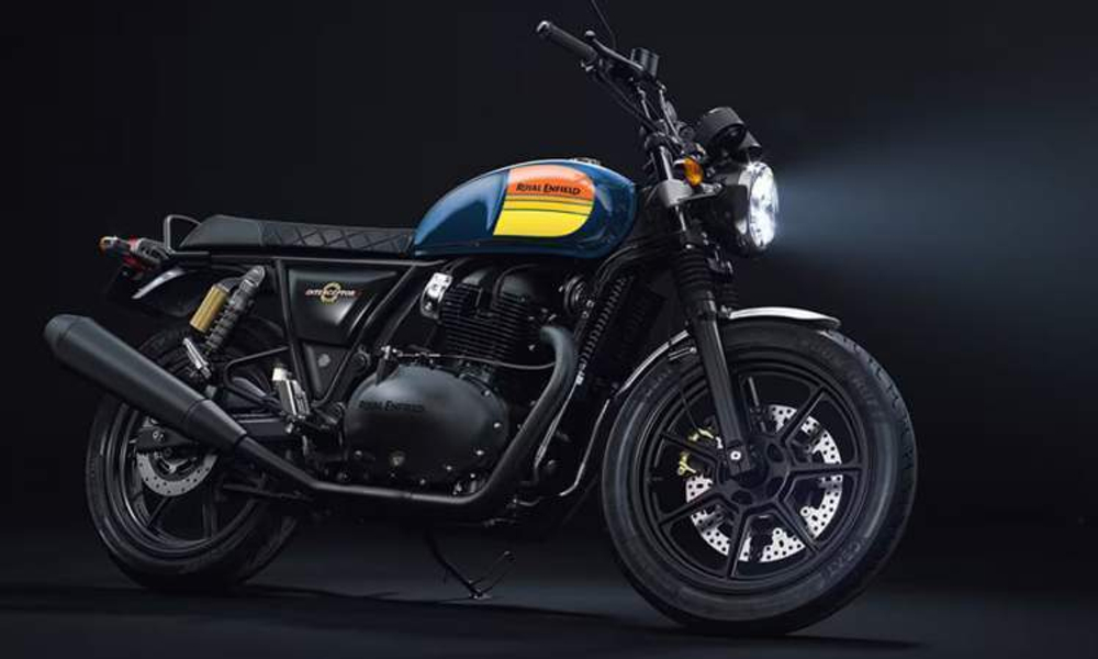 Royal Enfield Interceptor 650 Barcelona Blue (Black Alloy)