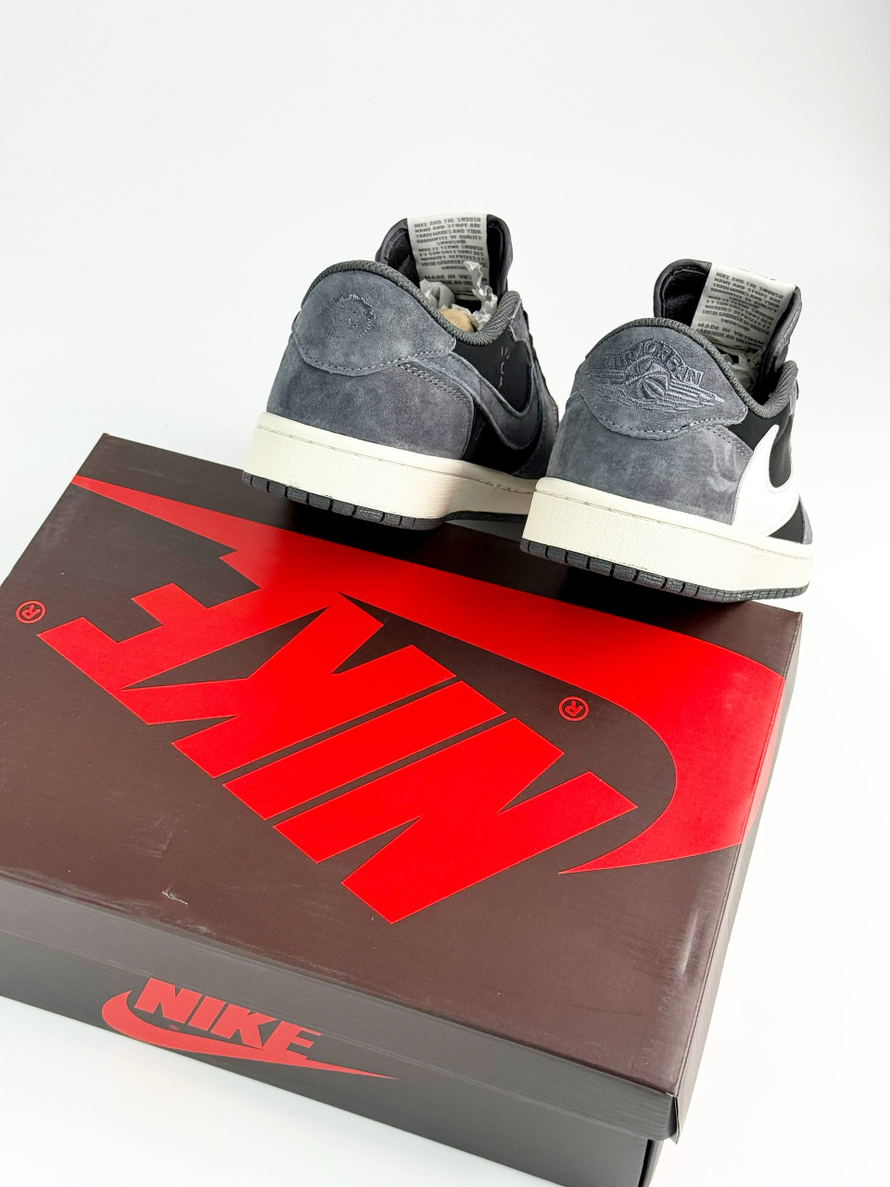 Кроссовки Nike Air Jordan 1 Low & Travis Scott #B99 (сер.)