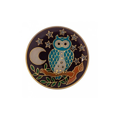 Брошь Clara Bijoux Сова F25151-11 BL