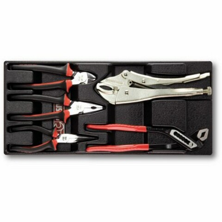 519/150A Набор шарнирно-губцевого инструмента 5 предметов на ложементе, USAG (Италия)