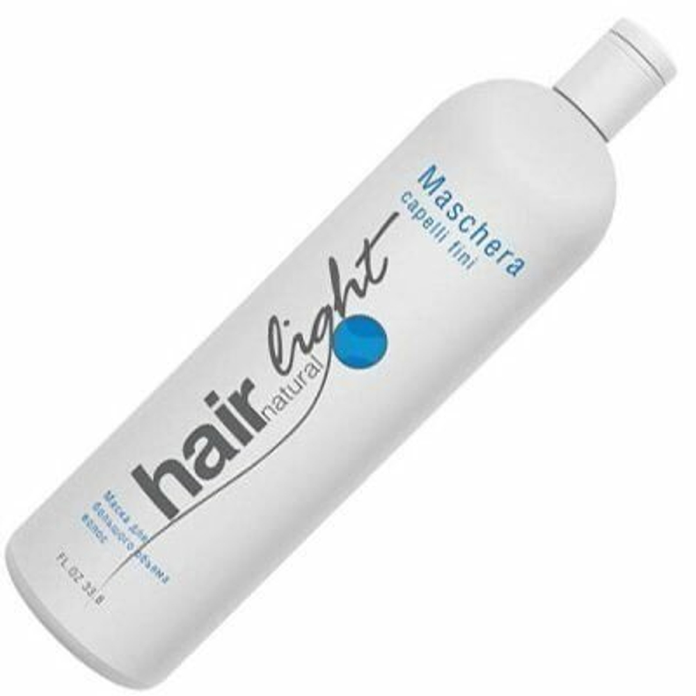HC HAIR LIGHT Маска для большего объема волос 1000мл"Hair Natural Light Maschera Capelli Fini"