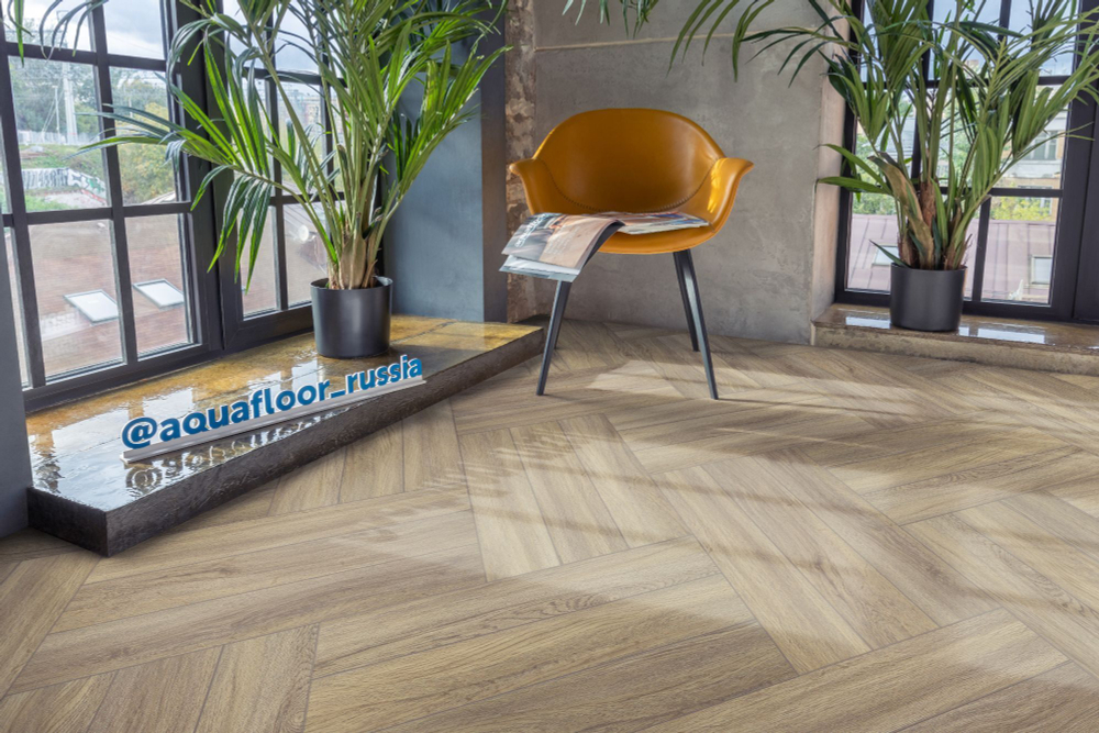 Кварц-виниловый ламинат Aquafloor Parquet Glue AF2503PG