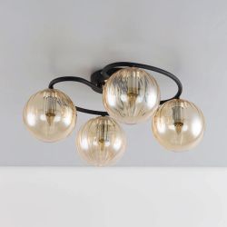 Citilux Эрни CL122145 Люстра потолочная Чёрная