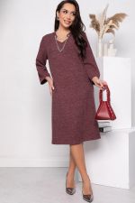 Платье "Секрет очарования" (брусника) П7676 LT Collection