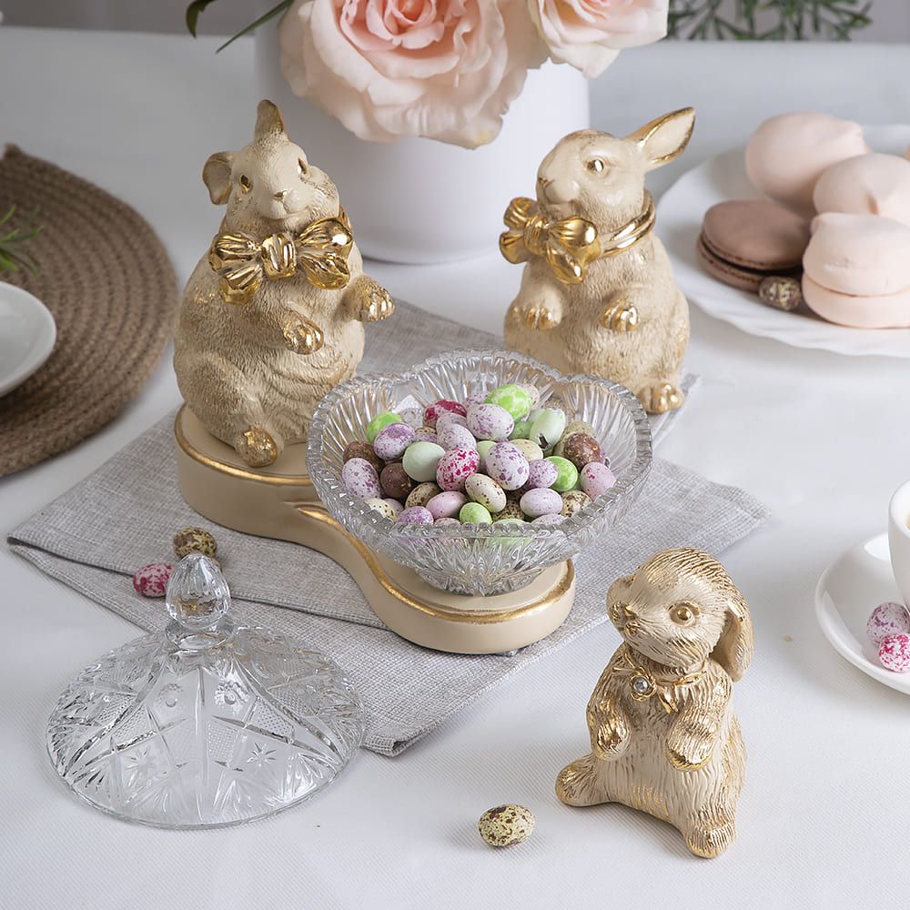 Конфетница-сахарница Кролик Банни Айвори