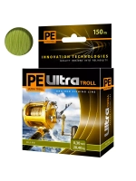 Плетеный шнур рыболовный TROLL Dark Green 0,18mm 150m