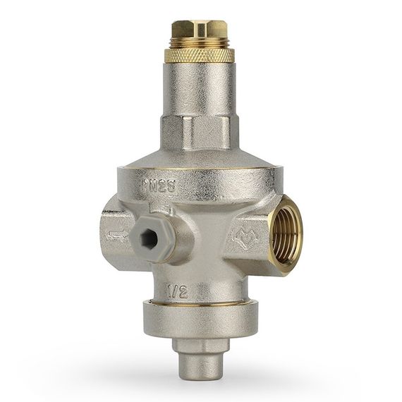 Редуктор давления VARMEGA 1/2quot;, PN25, мембранный, с присоединением к манометру, VM12801 купить в Москве и Московской области по низкой цене с доставкой по России — (1) Редуктор давления VARMEGA 1/2quot;, PN25, мембранный, с присоединением к манометру, VM12801 — (1)