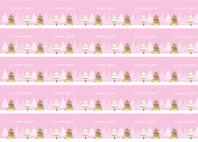 Бумага упаковочная 50х70 см «Зимняя метель» (1 лист)