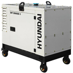 Электростанция дизельная с воздушным охлаждением HYUNDAI DHY 20000SE-3 в кожухе