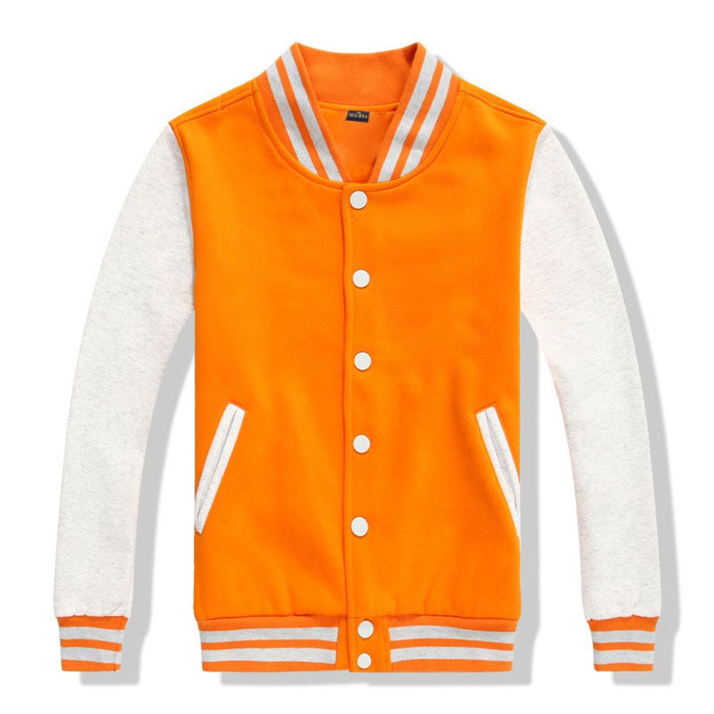 Бомбер оранжевый фото спереди