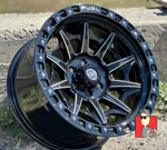 Комплект дисков Fuel Off-Road Rebel R0247 17x9 et-10 6x114.3