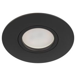 Светильник встраиваемый алюминиевый ЭРА KL83 BK SET 5 под лампу MR16 GU5.3 черный набор 5 шт | Алюминиевые встраиваемые светильники