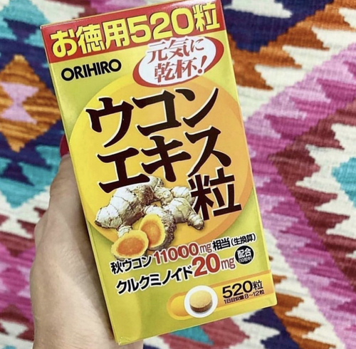 Экстракт куркумы Orihiro, 520 таблеток.