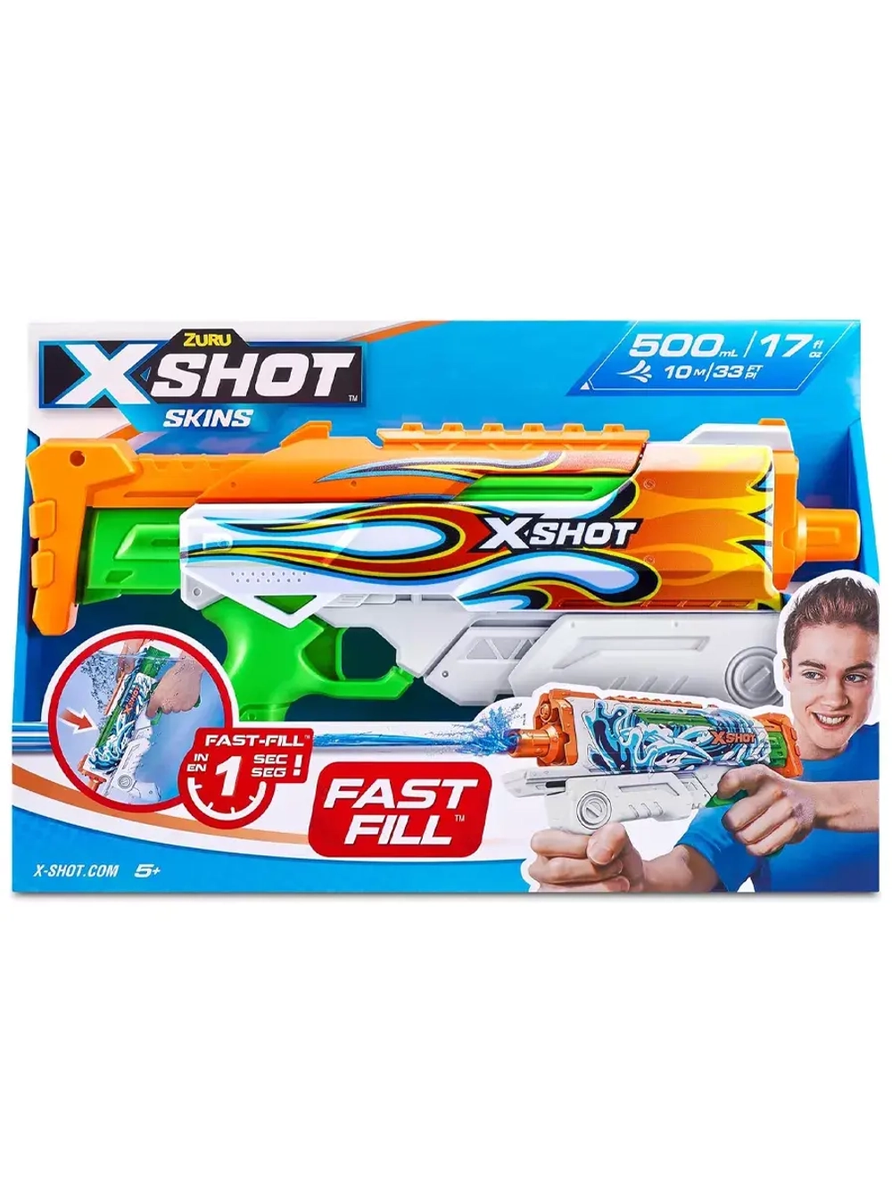Водный бластер водяной пистолет Зуру X-Shot Water Hyperload