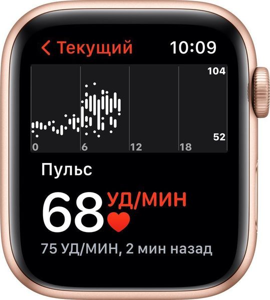 Часы Apple Watch SE GPS 40mm Aluminum Case with Sport Band Золотистый / сияющая звезда 2021 (MKQ03)
