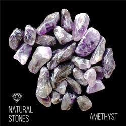 Натуральный аметист Amethyst, 10-20 мм, 100гр