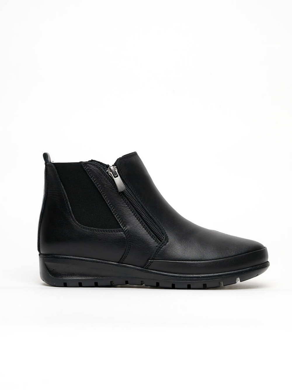 Полусапоги женские анатомические, цвет черный, 8191 FOOTWELL (Размер: 48)