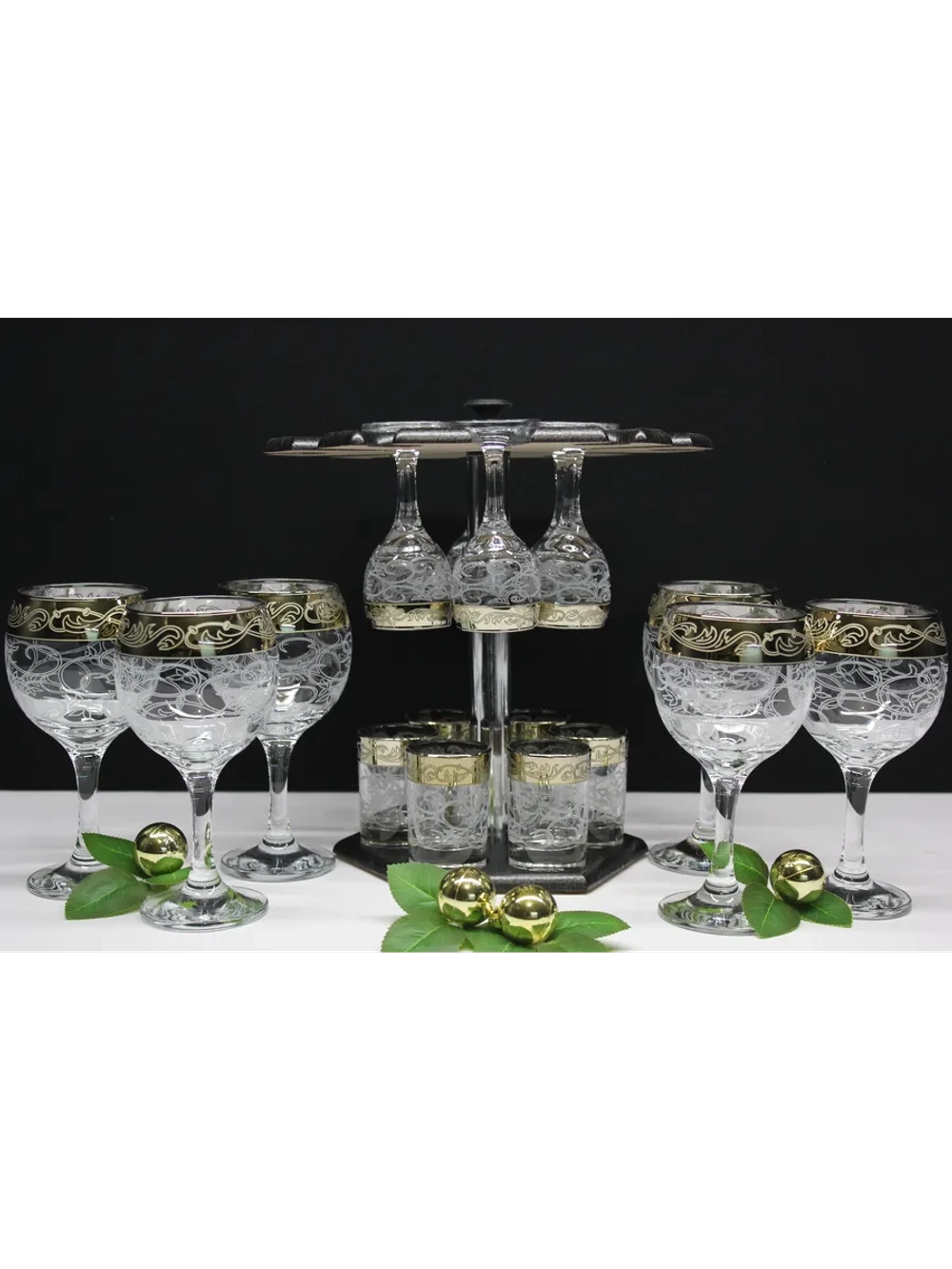 Барный набор 18 предметный с фужером